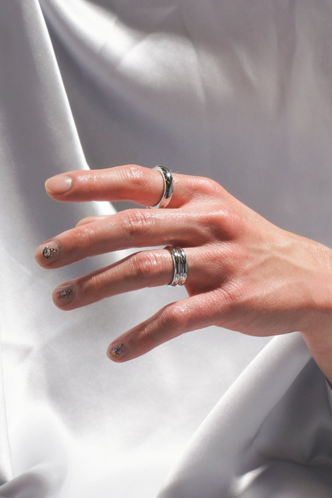 gold, silver, rose-gold