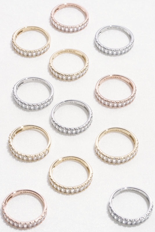 gold, silver, rose-gold