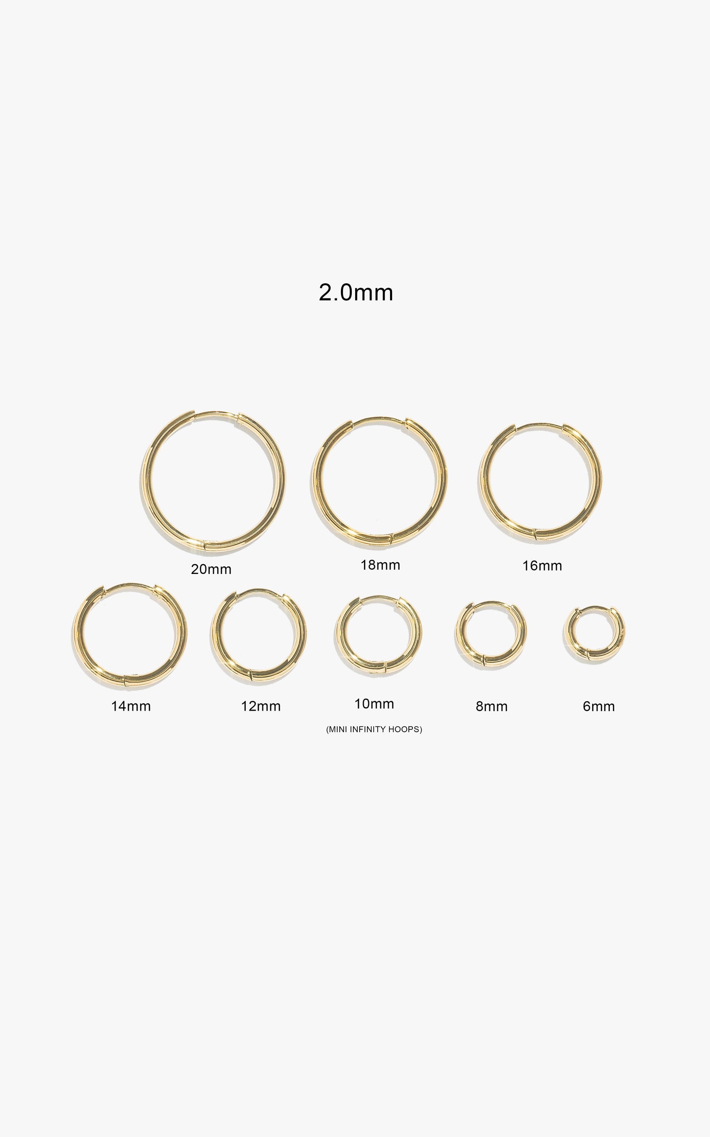 2.0mm Infinity Hoop (Single)