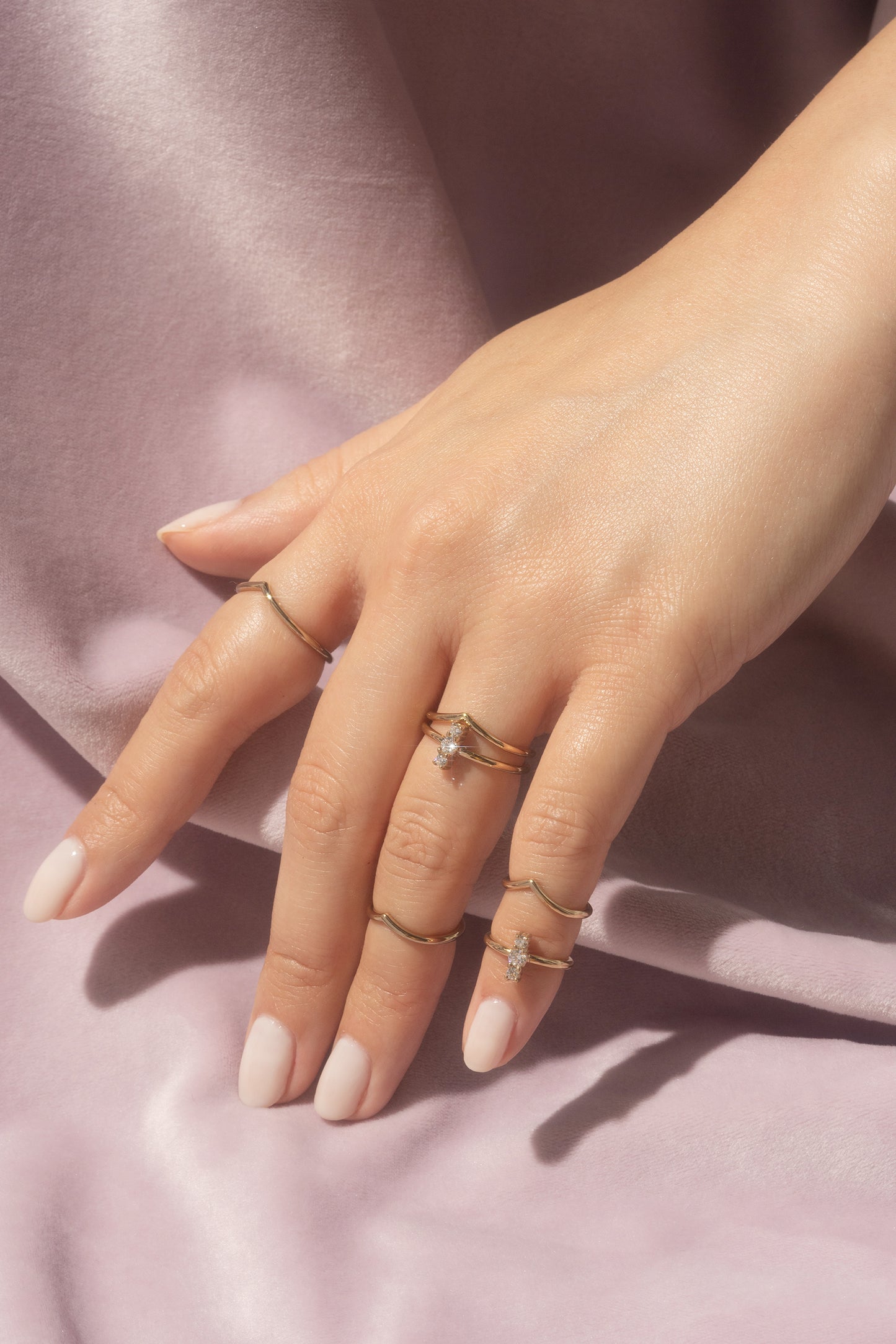 Trio Midi Ring