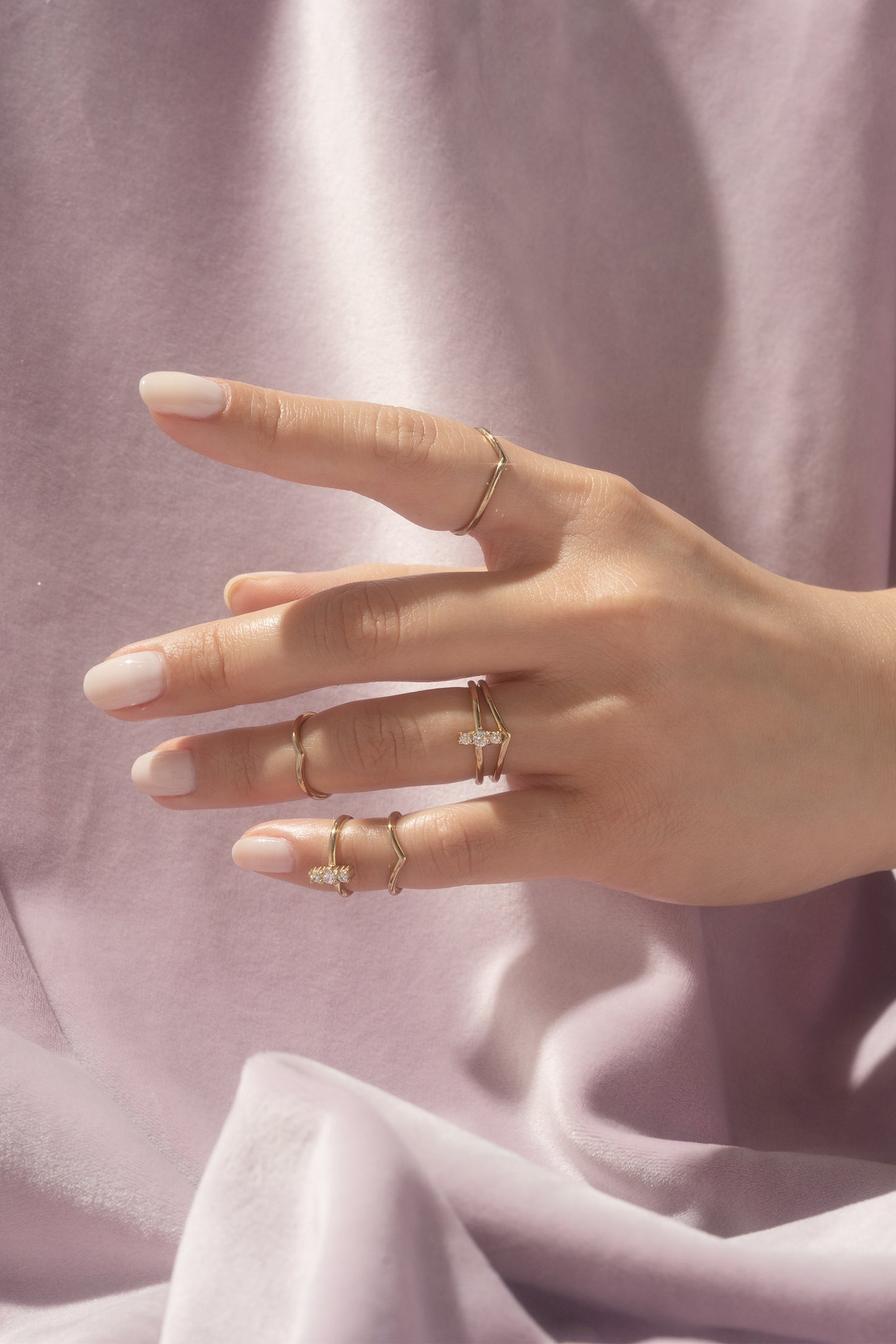 Trio Midi Ring