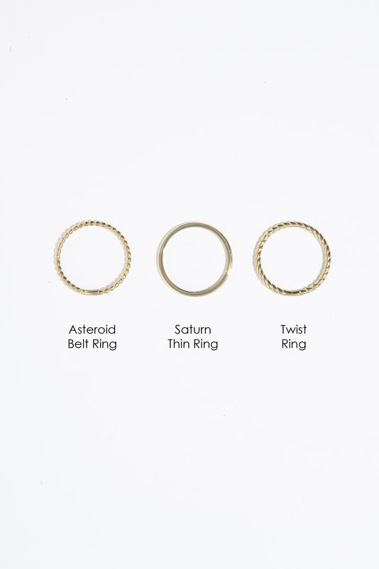 gold, silver, rose