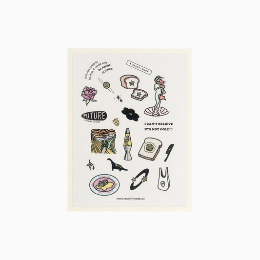 0% Gold - Sticker Sheet